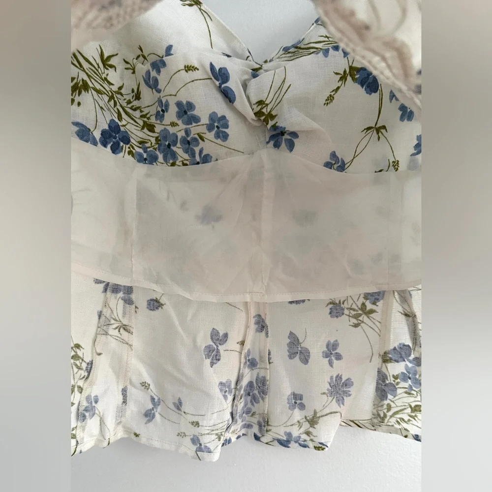 Reformation Linen Floral Tube top! - Picture 6 of 7
